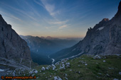 La Val Canali mentre si sale